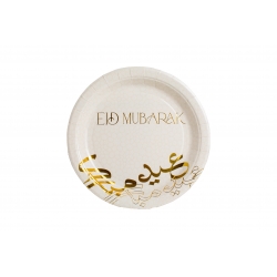 Assiettes Kali Or Eid Mubarak
