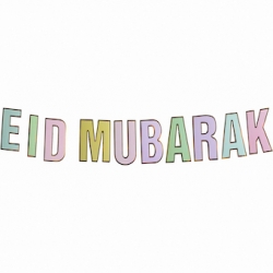 Guirlande color pastel Eid...