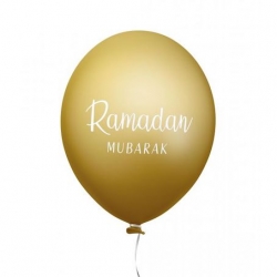 6 Ballons Ramadan Mubarak