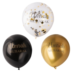 Ballons Umrah Mubarak  (6pcs)