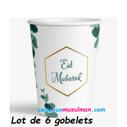 Gobelets "eid mubarak"...