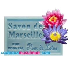 Savon de Marseille fleur de lotus