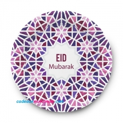 Assiettes en carton "Eid...